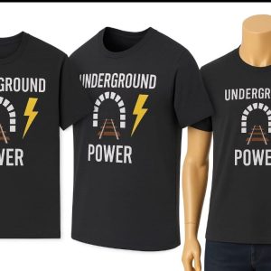 underground power – men’s graphic tee